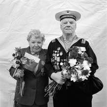 Raisa Alexandrovna Ivanova, b. 1924, Signaller, Anti-Aircraft Defense and Vladimir Semyonovich Semyonov, b. 1921, Marine, Northern Pacific and Black Sea Fleets